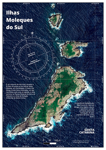 mapa ilhas moleques do sul